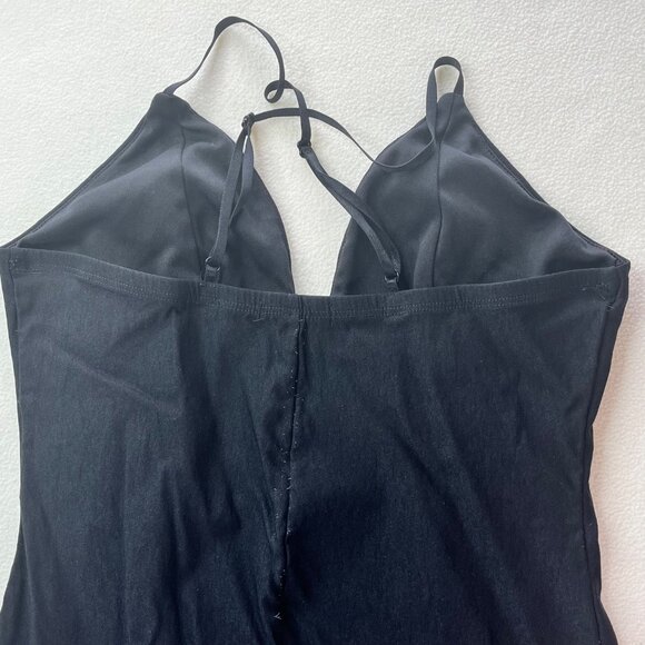 Black Halter Mini Dress With Keyhole Front & Adjustable Straps  S  By Bozzolo  C - Picture 6 of 8